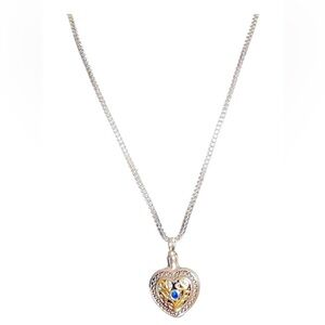 FASHION JEWELRY STAINLESS STEEL NECKLACE WOMENS HEART CREMATION PENDANT SILVER